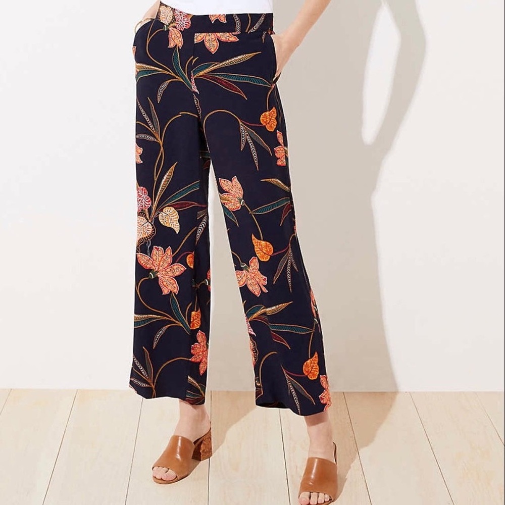 Petite Tie Waist Fluid Pants